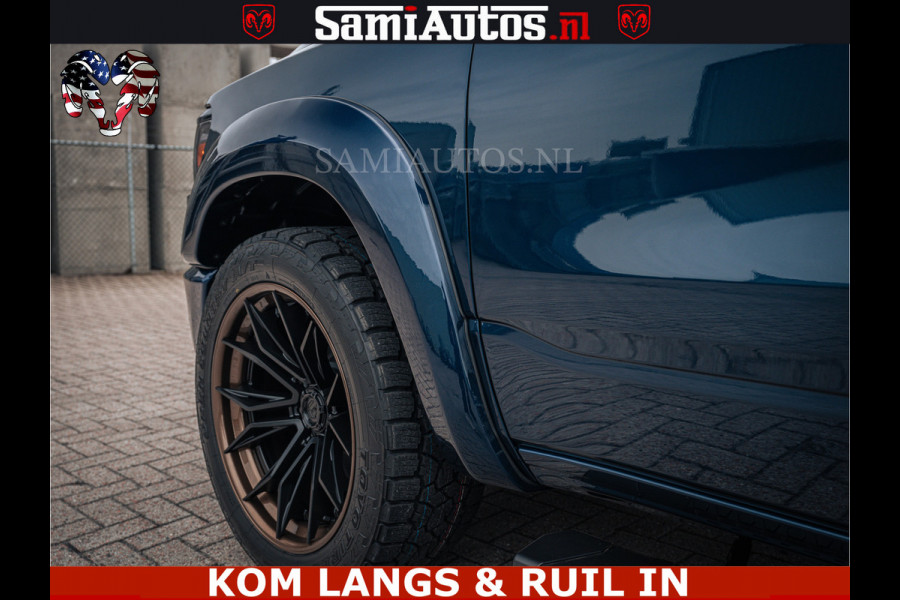 Dodge Ram SPORT | 5.7 V8 4x4 HEMI | PANORAMA DAK | GROOTSCHERM 12 INCH | LPG | Patriot Blue CREW CAB | DUBBELE CABINE | 5 PERSOONS | DC | VOORRAAD NR 2555 - 3325 | De specialist in Amerikaanse pick‑ups in Nederland en Europa.