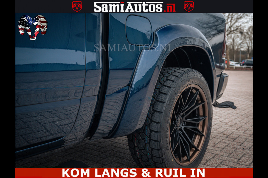 Dodge Ram SPORT | 5.7 V8 4x4 HEMI | PANORAMA DAK | GROOTSCHERM 12 INCH | LPG | Patriot Blue CREW CAB | DUBBELE CABINE | 5 PERSOONS | DC | VOORRAAD NR 2555 - 3325 | De specialist in Amerikaanse pick‑ups in Nederland en Europa.