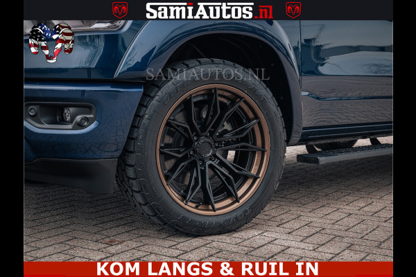 Dodge Ram SPORT | 5.7 V8 4x4 HEMI | PANORAMA DAK | GROOTSCHERM 12 INCH | LPG | Patriot Blue CREW CAB | DUBBELE CABINE | 5 PERSOONS | DC | VOORRAAD NR 2555 - 3325 | De specialist in Amerikaanse pick‑ups in Nederland en Europa.