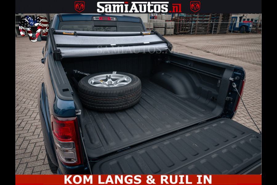 Dodge Ram SPORT | 5.7 V8 4x4 HEMI | PANORAMA DAK | GROOTSCHERM 12 INCH | LPG | Patriot Blue CREW CAB | DUBBELE CABINE | 5 PERSOONS | DC | VOORRAAD NR 2555 - 3325 | De specialist in Amerikaanse pick‑ups in Nederland en Europa.
