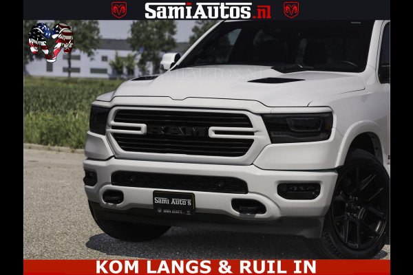 Dodge Ram SPORT V8 5.7 402PK | Krachtige Hemi | Panorama Dak | 12' Scherm Comfortabele Dubbele Cabine met Royale 5 Zitplaatsen | NIEUW EN BPM vrij | Nu Leverbaar uit Voorraad | Nr 2529 - 1277 | De specialist in Amerikaanse pick‑ups in Nederland en Europa.