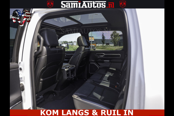 Dodge Ram SPORT V8 5.7 402PK | Krachtige Hemi | Panorama Dak | 12' Scherm Comfortabele Dubbele Cabine met Royale 5 Zitplaatsen | NIEUW EN BPM vrij | Nu Leverbaar uit Voorraad | Nr 2529 - 1277 | De specialist in Amerikaanse pick‑ups in Nederland en Europa.