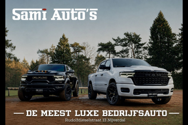 Dodge Ram SPORT V8 5.7 402PK | Krachtige Hemi | Panorama Dak | 12' Scherm Comfortabele Dubbele Cabine met Royale 5 Zitplaatsen | NIEUW EN BPM vrij | Nu Leverbaar uit Voorraad | Nr 2529 - 1277 | De specialist in Amerikaanse pick‑ups in Nederland en Europa.