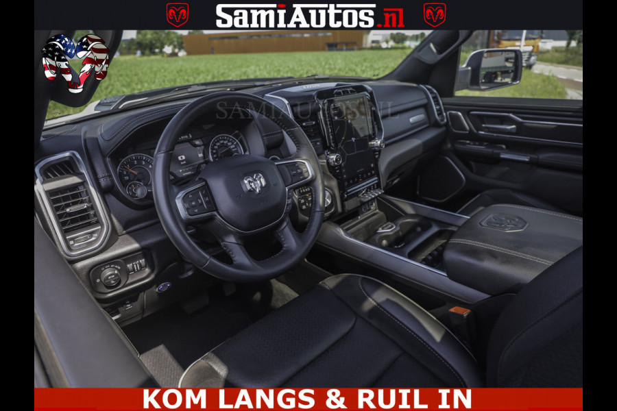 Dodge Ram SPORT V8 5.7 402PK | Krachtige Hemi | Panorama Dak | 12' Scherm Comfortabele Dubbele Cabine met Royale 5 Zitplaatsen | NIEUW EN BPM vrij | Nu Leverbaar uit Voorraad | Nr 2529 - 1277 | De specialist in Amerikaanse pick‑ups in Nederland en Europa.
