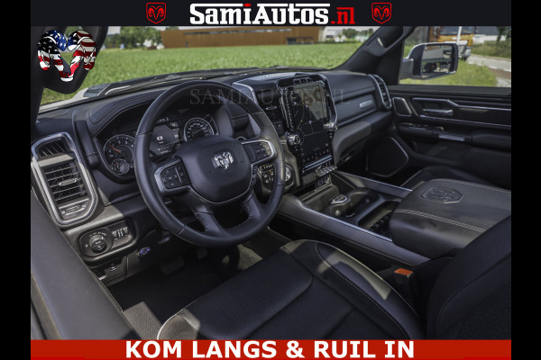 Dodge Ram SPORT V8 5.7 402PK | Krachtige Hemi | Panorama Dak | 12' Scherm Comfortabele Dubbele Cabine met Royale 5 Zitplaatsen | NIEUW EN BPM vrij | Nu Leverbaar uit Voorraad | Nr 2529 - 1277 | De specialist in Amerikaanse pick‑ups in Nederland en Europa.