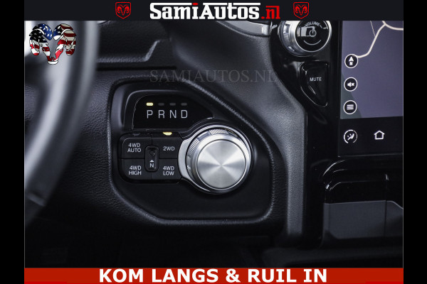 Dodge Ram SPORT V8 5.7 402PK | Krachtige Hemi | Panorama Dak | 12' Scherm Comfortabele Dubbele Cabine met Royale 5 Zitplaatsen | NIEUW EN BPM vrij | Nu Leverbaar uit Voorraad | Nr 2529 - 1277 | De specialist in Amerikaanse pick‑ups in Nederland en Europa.