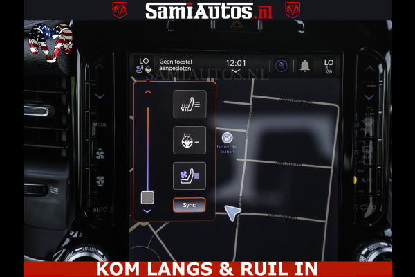 Dodge Ram SPORT V8 5.7 402PK | Krachtige Hemi | Panorama Dak | 12' Scherm Comfortabele Dubbele Cabine met Royale 5 Zitplaatsen | NIEUW EN BPM vrij | Nu Leverbaar uit Voorraad | Nr 2529 - 1277 | De specialist in Amerikaanse pick‑ups in Nederland en Europa.