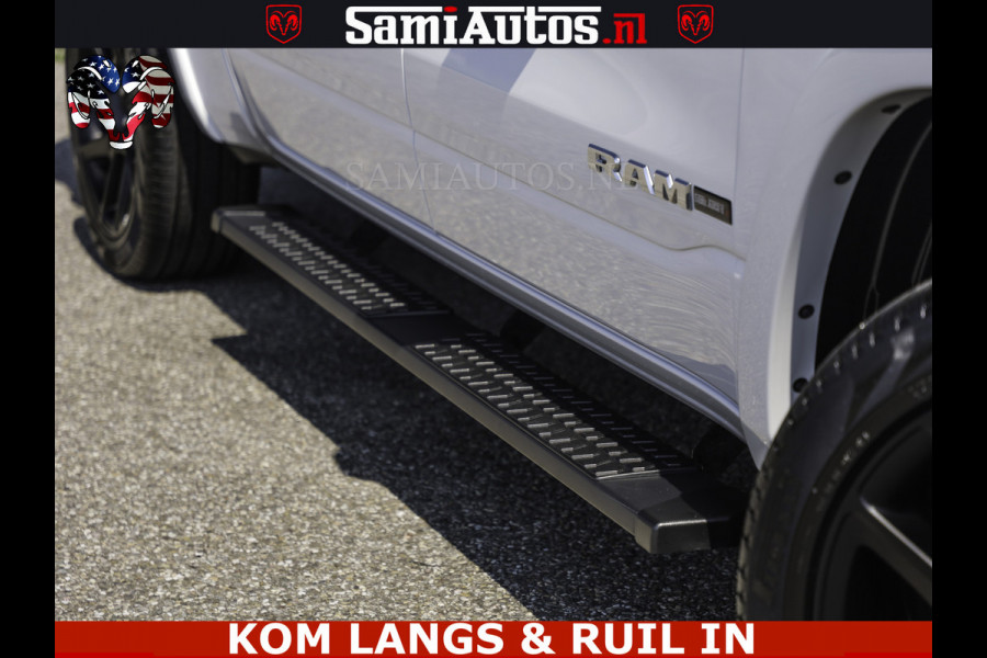 Dodge Ram SPORT V8 5.7 402PK | Krachtige Hemi | Panorama Dak | 12' Scherm Comfortabele Dubbele Cabine met Royale 5 Zitplaatsen | NIEUW EN BPM vrij | Nu Leverbaar uit Voorraad | Nr 2529 - 1277 | De specialist in Amerikaanse pick‑ups in Nederland en Europa.