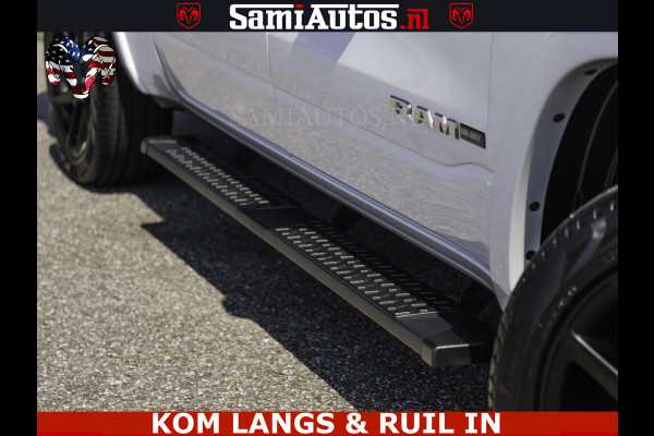 Dodge Ram SPORT V8 5.7 402PK | Krachtige Hemi | Panorama Dak | 12' Scherm Comfortabele Dubbele Cabine met Royale 5 Zitplaatsen | NIEUW EN BPM vrij | Nu Leverbaar uit Voorraad | Nr 2529 - 1277 | De specialist in Amerikaanse pick‑ups in Nederland en Europa.