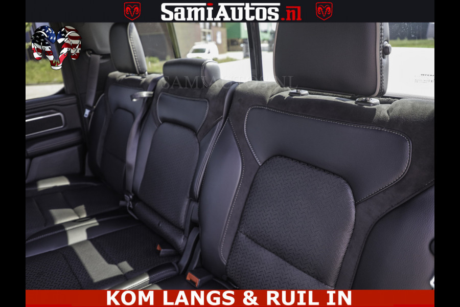 Dodge Ram SPORT V8 5.7 402PK | Krachtige Hemi | Panorama Dak | 12' Scherm Comfortabele Dubbele Cabine met Royale 5 Zitplaatsen | NIEUW EN BPM vrij | Nu Leverbaar uit Voorraad | Nr 2529 - 1277 | De specialist in Amerikaanse pick‑ups in Nederland en Europa.