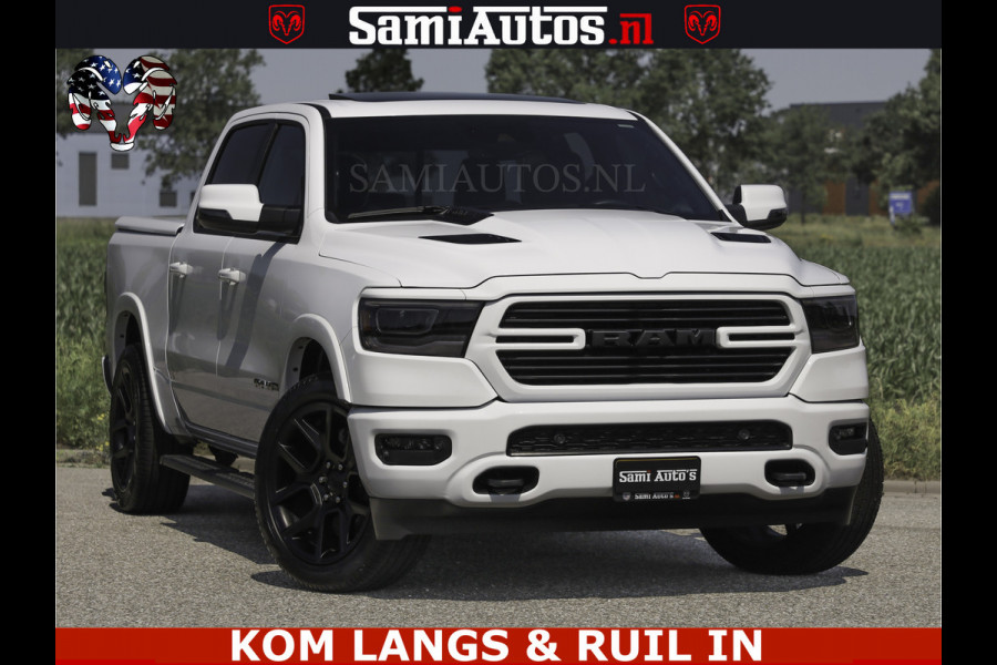 Dodge Ram SPORT V8 5.7 402PK | Krachtige Hemi | Panorama Dak | 12' Scherm Comfortabele Dubbele Cabine met Royale 5 Zitplaatsen | NIEUW EN BPM vrij | Nu Leverbaar uit Voorraad | Nr 2529 - 1277 | De specialist in Amerikaanse pick‑ups in Nederland en Europa.