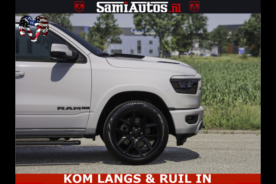 Dodge Ram SPORT V8 5.7 402PK | Krachtige Hemi | Panorama Dak | 12' Scherm Comfortabele Dubbele Cabine met Royale 5 Zitplaatsen | NIEUW EN BPM vrij | Nu Leverbaar uit Voorraad | Nr 2529 - 1277 | De specialist in Amerikaanse pick‑ups in Nederland en Europa.