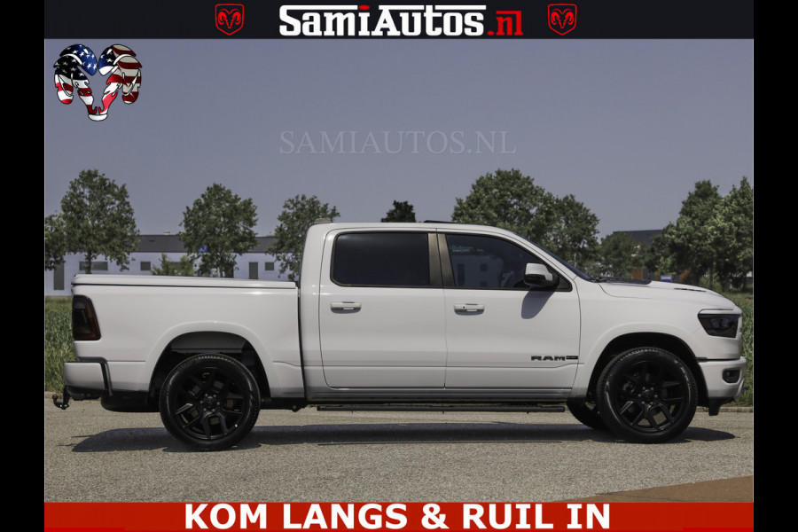 Dodge Ram SPORT V8 5.7 402PK | Krachtige Hemi | Panorama Dak | 12' Scherm Comfortabele Dubbele Cabine met Royale 5 Zitplaatsen | NIEUW EN BPM vrij | Nu Leverbaar uit Voorraad | Nr 2529 - 1277 | De specialist in Amerikaanse pick‑ups in Nederland en Europa.