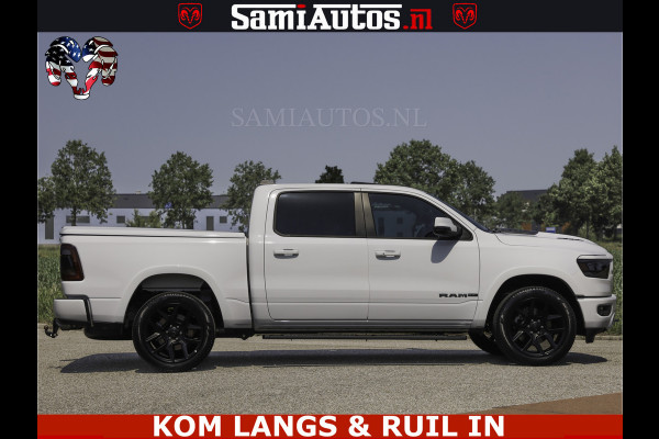 Dodge Ram SPORT V8 5.7 402PK | Krachtige Hemi | Panorama Dak | 12' Scherm Comfortabele Dubbele Cabine met Royale 5 Zitplaatsen | NIEUW EN BPM vrij | Nu Leverbaar uit Voorraad | Nr 2529 - 1277 | De specialist in Amerikaanse pick‑ups in Nederland en Europa.