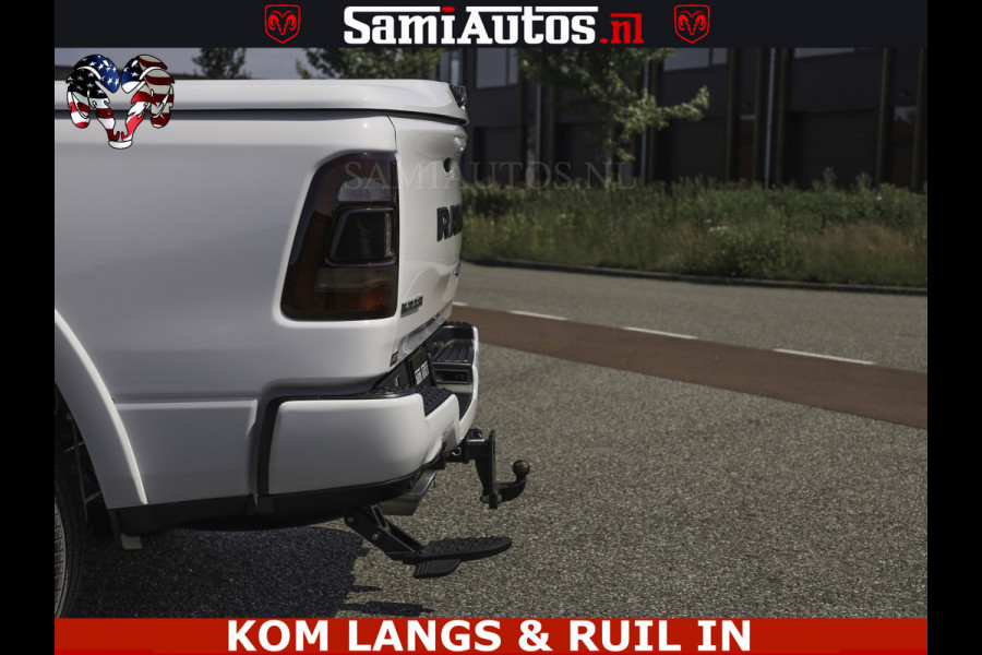Dodge Ram SPORT V8 5.7 402PK | Krachtige Hemi | Panorama Dak | 12' Scherm Comfortabele Dubbele Cabine met Royale 5 Zitplaatsen | NIEUW EN BPM vrij | Nu Leverbaar uit Voorraad | Nr 2529 - 1277 | De specialist in Amerikaanse pick‑ups in Nederland en Europa.