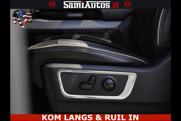 Dodge Ram SPORT V8 5.7 402PK | Krachtige Hemi | Panorama Dak | 12' Scherm Comfortabele Dubbele Cabine met Royale 5 Zitplaatsen | NIEUW EN BPM vrij | Nu Leverbaar uit Voorraad | Nr 2529 - 1277 | De specialist in Amerikaanse pick‑ups in Nederland en Europa.