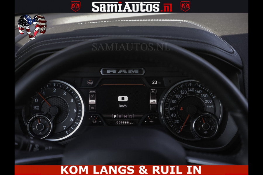 Dodge Ram SPORT V8 5.7 402PK | Krachtige Hemi | Panorama Dak | 12' Scherm Comfortabele Dubbele Cabine met Royale 5 Zitplaatsen | NIEUW EN BPM vrij | Nu Leverbaar uit Voorraad | Nr 2529 - 1277 | De specialist in Amerikaanse pick‑ups in Nederland en Europa.