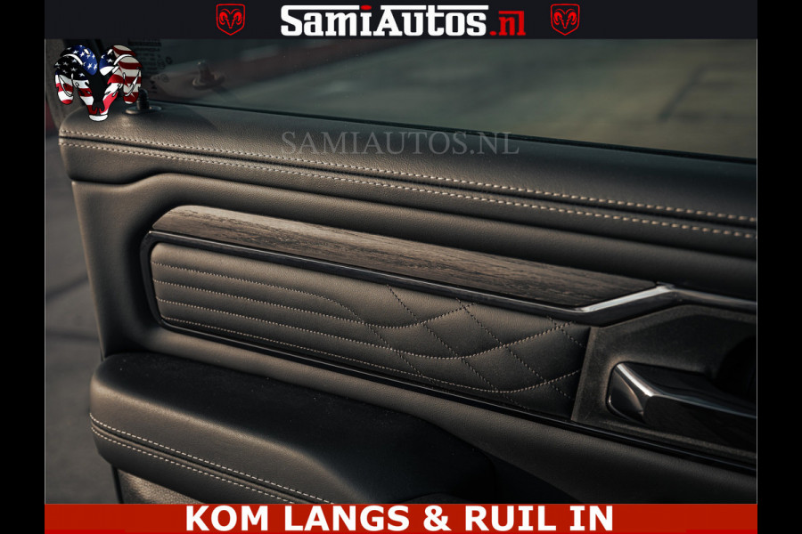 Dodge Ram Limited Night H.O 540HP 706Nm | Massage + Full Option | De Meest Luxe en Volle Pick-Up in zijn Klasse | Comfortabele Dubbele Cabine met Royale 5 Zitplaatsen | BPM vrij | Nu Leverbaar uit Voorraad | Voorraad Nr 2328 -  5157 | De specialist in Amerikaanse pick‑ups in Nederland en Europa.