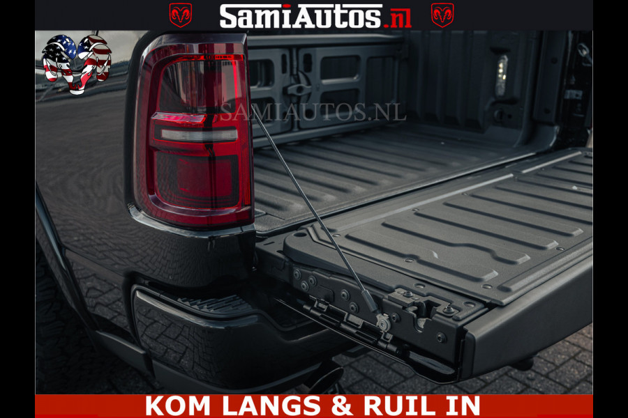 Dodge Ram Limited Night H.O 540HP 706Nm | Massage + Full Option | De Meest Luxe en Volle Pick-Up in zijn Klasse | Comfortabele Dubbele Cabine met Royale 5 Zitplaatsen | BPM vrij | Nu Leverbaar uit Voorraad | Voorraad Nr 2328 -  5157 | De specialist in Amerikaanse pick‑ups in Nederland en Europa.