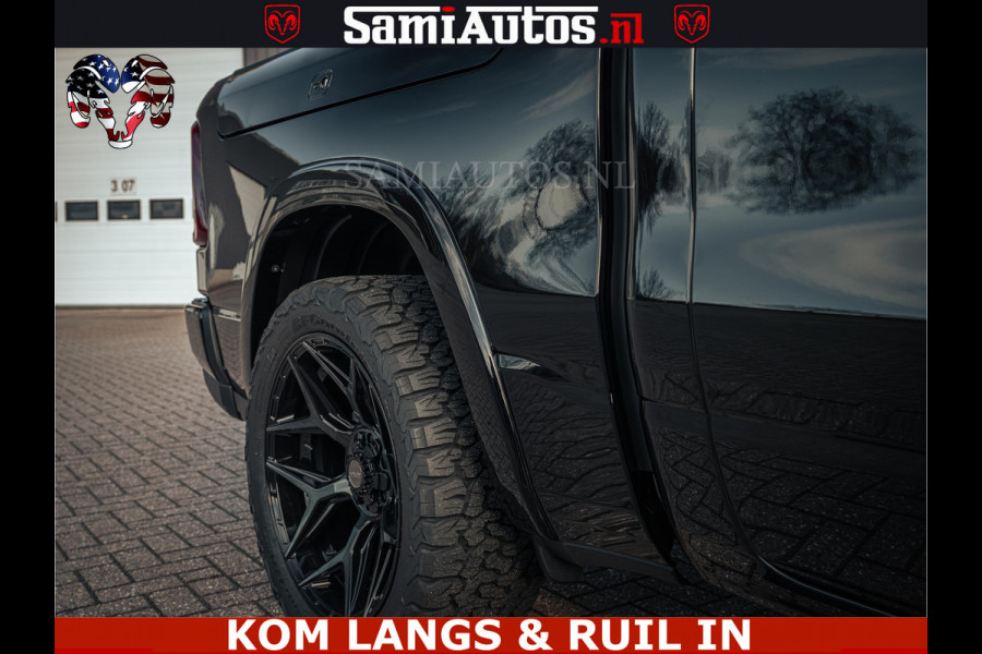 Dodge Ram Limited Night H.O 540HP 706Nm | Massage + Full Option | De Meest Luxe en Volle Pick-Up in zijn Klasse | Comfortabele Dubbele Cabine met Royale 5 Zitplaatsen | BPM vrij | Nu Leverbaar uit Voorraad | Voorraad Nr 2328 -  5157 | De specialist in Amerikaanse pick‑ups in Nederland en Europa.