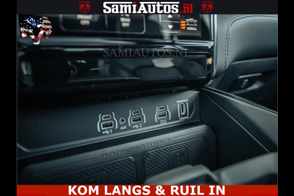 Dodge Ram Limited Night H.O 540HP 706Nm | Massage + Full Option | De Meest Luxe en Volle Pick-Up in zijn Klasse | Comfortabele Dubbele Cabine met Royale 5 Zitplaatsen | BPM vrij | Nu Leverbaar uit Voorraad | Voorraad Nr 2328 -  5157 | De specialist in Amerikaanse pick‑ups in Nederland en Europa.