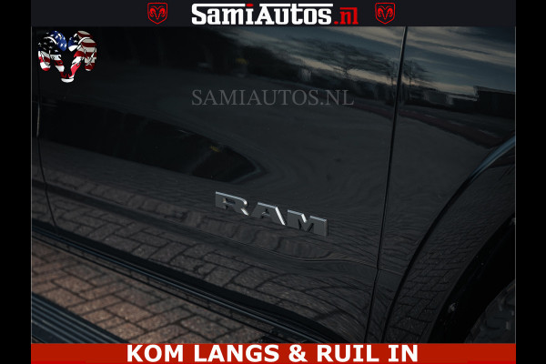 Dodge Ram Limited Night H.O 540HP 706Nm | Massage + Full Option | De Meest Luxe en Volle Pick-Up in zijn Klasse | Comfortabele Dubbele Cabine met Royale 5 Zitplaatsen | BPM vrij | Nu Leverbaar uit Voorraad | Voorraad Nr 2328 -  5157 | De specialist in Amerikaanse pick‑ups in Nederland en Europa.