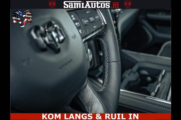 Dodge Ram Limited Night H.O 540HP 706Nm | Massage + Full Option | De Meest Luxe en Volle Pick-Up in zijn Klasse | Comfortabele Dubbele Cabine met Royale 5 Zitplaatsen | BPM vrij | Nu Leverbaar uit Voorraad | Voorraad Nr 2328 -  5157 | De specialist in Amerikaanse pick‑ups in Nederland en Europa.