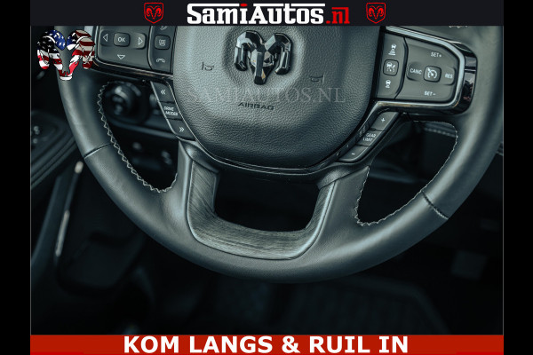 Dodge Ram Limited Night H.O 540HP 706Nm | Massage + Full Option | De Meest Luxe en Volle Pick-Up in zijn Klasse | Comfortabele Dubbele Cabine met Royale 5 Zitplaatsen | BPM vrij | Nu Leverbaar uit Voorraad | Voorraad Nr 2328 -  5157 | De specialist in Amerikaanse pick‑ups in Nederland en Europa.