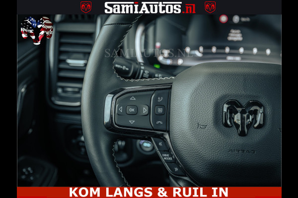 Dodge Ram Limited Night H.O 540HP 706Nm | Massage + Full Option | De Meest Luxe en Volle Pick-Up in zijn Klasse | Comfortabele Dubbele Cabine met Royale 5 Zitplaatsen | BPM vrij | Nu Leverbaar uit Voorraad | Voorraad Nr 2328 -  5157 | De specialist in Amerikaanse pick‑ups in Nederland en Europa.