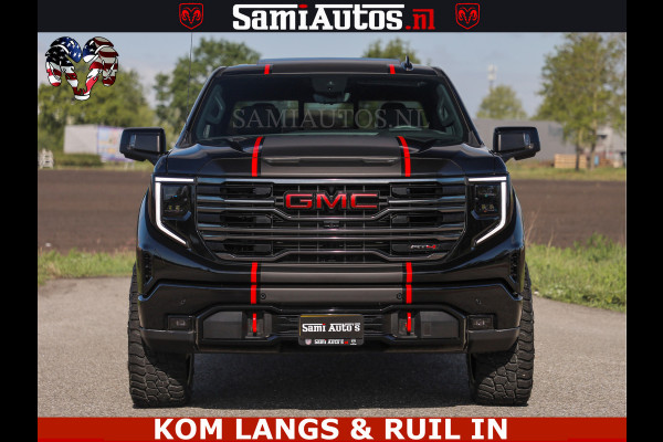 GMC Sierra AT4 6.2 V8 4X4 | VIRTUAL COCKPIT | LPG | HUD | BOM VOL | DC | RAM DEALER NEDERLAND | Dubbele Cabine met Royale 5 Zitplaatsen | BPM vrij | Nu Leverbaar uit Voorraad | Voorraad Nr 261530 | | De specialist in Amerikaanse pick‑ups in Nederland en Europa.