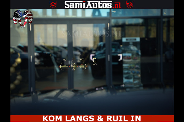 GMC Sierra AT4 6.2 V8 4X4 | VIRTUAL COCKPIT | LPG | HUD | BOM VOL | DC | RAM DEALER NEDERLAND | Dubbele Cabine met Royale 5 Zitplaatsen | BPM vrij | Nu Leverbaar uit Voorraad | Voorraad Nr 261530 | | De specialist in Amerikaanse pick‑ups in Nederland en Europa.