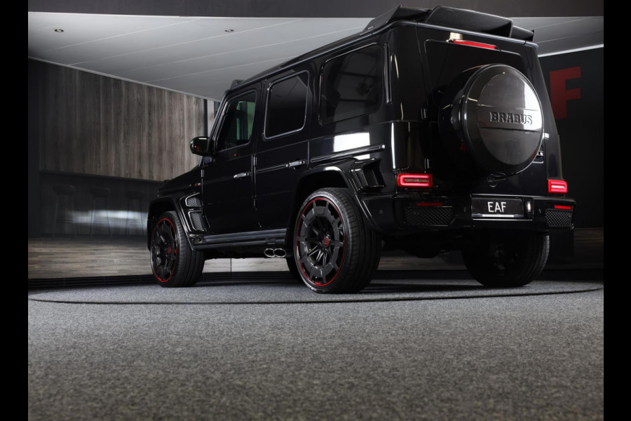 Mercedes-Benz G-Klasse 63 Edition 1 BRABUS UITVOERING / Mat Zwart / Acc / Dode Hoek / Leder / Open Dak / 360 Camera / 24 Inch