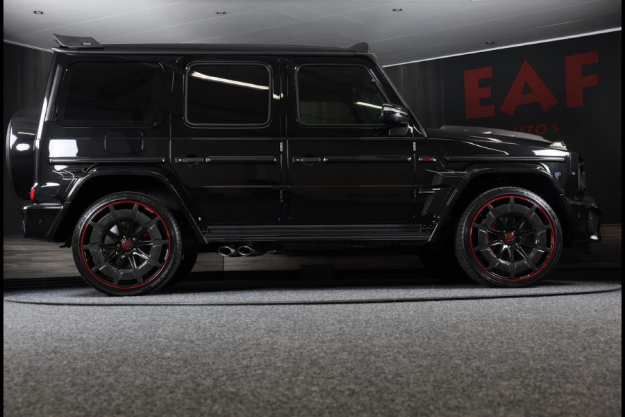 Mercedes-Benz G-Klasse 63 Edition 1 BRABUS UITVOERING / Mat Zwart / Acc / Dode Hoek / Leder / Open Dak / 360 Camera / 24 Inch