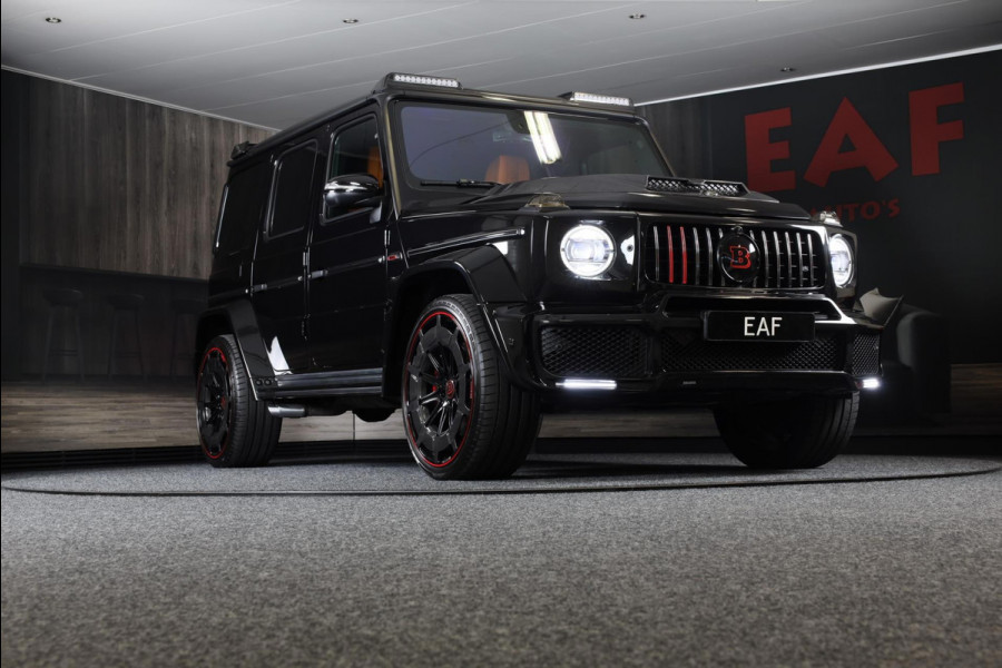 Mercedes-Benz G-Klasse 63 Edition 1 BRABUS UITVOERING / Mat Zwart / Acc / Dode Hoek / Leder / Open Dak / 360 Camera / 24 Inch