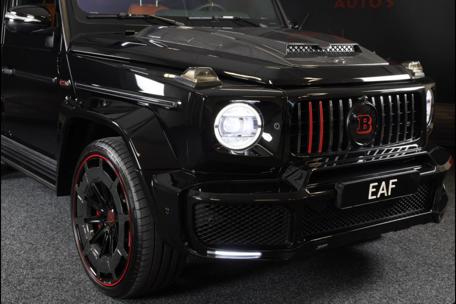 Mercedes-Benz G-Klasse 63 Edition 1 BRABUS UITVOERING / Mat Zwart / Acc / Dode Hoek / Leder / Open Dak / 360 Camera / 24 Inch