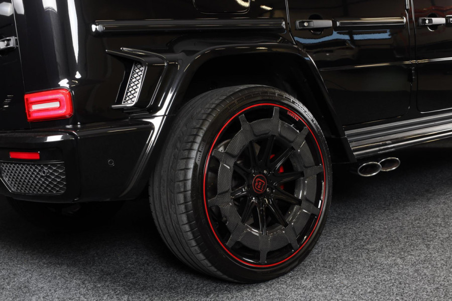 Mercedes-Benz G-Klasse 63 Edition 1 BRABUS UITVOERING / Mat Zwart / Acc / Dode Hoek / Leder / Open Dak / 360 Camera / 24 Inch