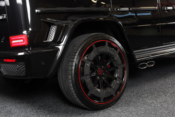 Mercedes-Benz G-Klasse 63 Edition 1 BRABUS UITVOERING / Mat Zwart / Acc / Dode Hoek / Leder / Open Dak / 360 Camera / 24 Inch