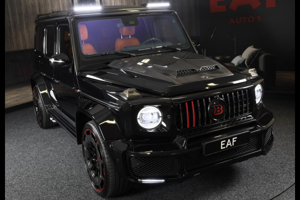 Mercedes-Benz G-Klasse 63 Edition 1 BRABUS UITVOERING / Mat Zwart / Acc / Dode Hoek / Leder / Open Dak / 360 Camera / 24 Inch