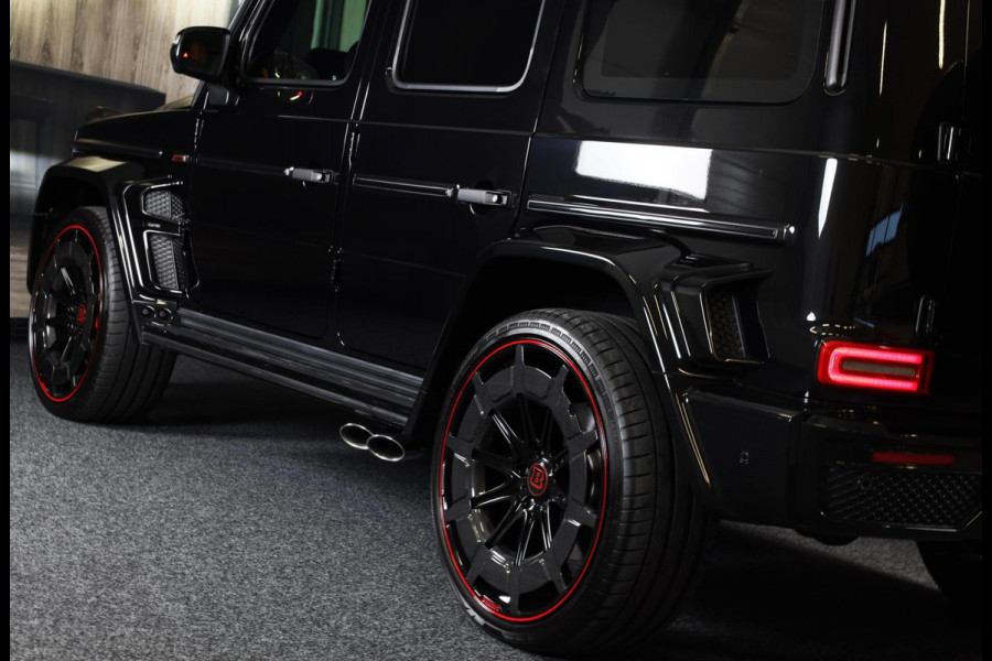 Mercedes-Benz G-Klasse 63 Edition 1 BRABUS UITVOERING / Mat Zwart / Acc / Dode Hoek / Leder / Open Dak / 360 Camera / 24 Inch