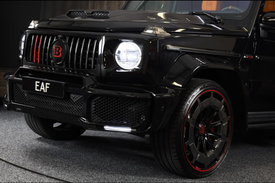 Mercedes-Benz G-Klasse 63 Edition 1 BRABUS UITVOERING / Mat Zwart / Acc / Dode Hoek / Leder / Open Dak / 360 Camera / 24 Inch