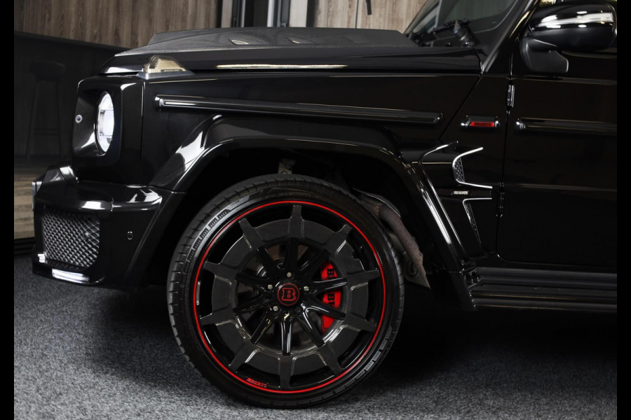 Mercedes-Benz G-Klasse 63 Edition 1 BRABUS UITVOERING / Mat Zwart / Acc / Dode Hoek / Leder / Open Dak / 360 Camera / 24 Inch
