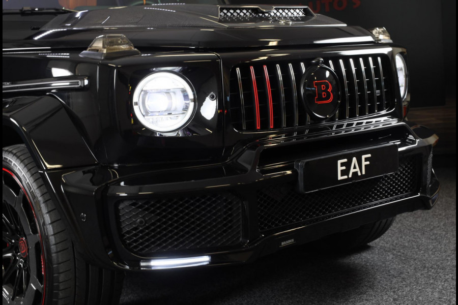 Mercedes-Benz G-Klasse 63 Edition 1 BRABUS UITVOERING / Mat Zwart / Acc / Dode Hoek / Leder / Open Dak / 360 Camera / 24 Inch