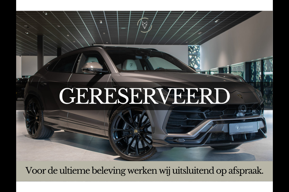 Lamborghini Urus 4.0 V8 BTW Full Carbon in- & exterieur|B&O Advanced 3D|ANIMA|Ceramic|Massage|Keyless|HUD|23"|Pano|Softclose