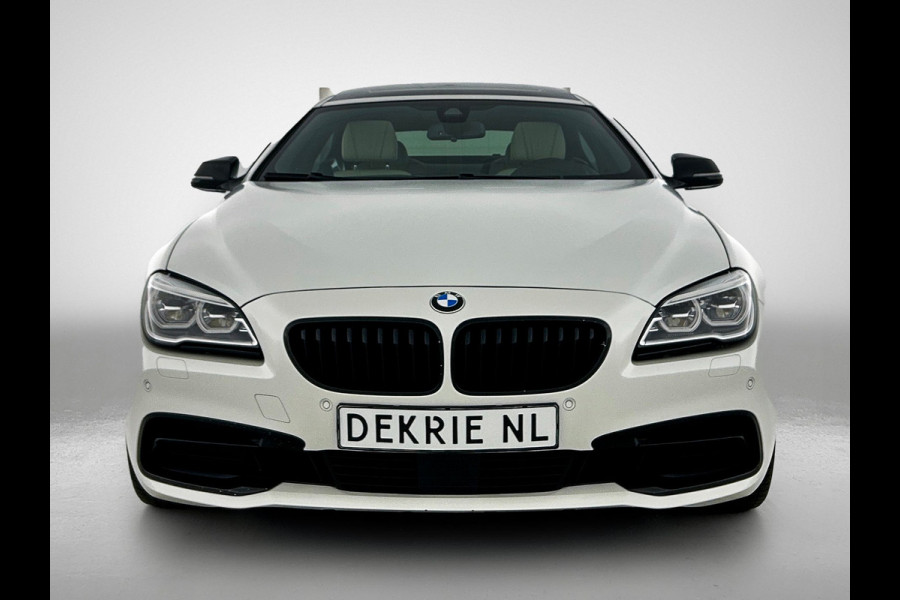 BMW 6 Serie Gran Coupé 313PK 640D Xdrive Frozen Brilliant White Euro6 High Executive Performance / Airco-ecc / Navi / schuif-Panorama dak / Leder / Camera / Apk nieuw