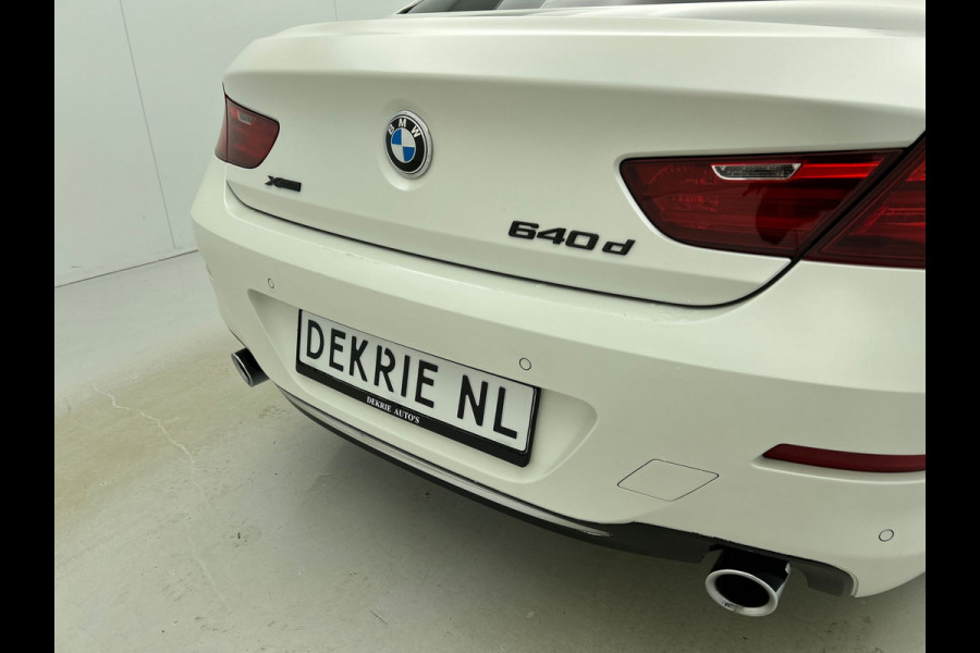 BMW 6 Serie Gran Coupé 313PK 640D Xdrive Frozen Brilliant White Euro6 High Executive Performance / Airco-ecc / Navi / schuif-Panorama dak / Leder / Camera / Apk nieuw