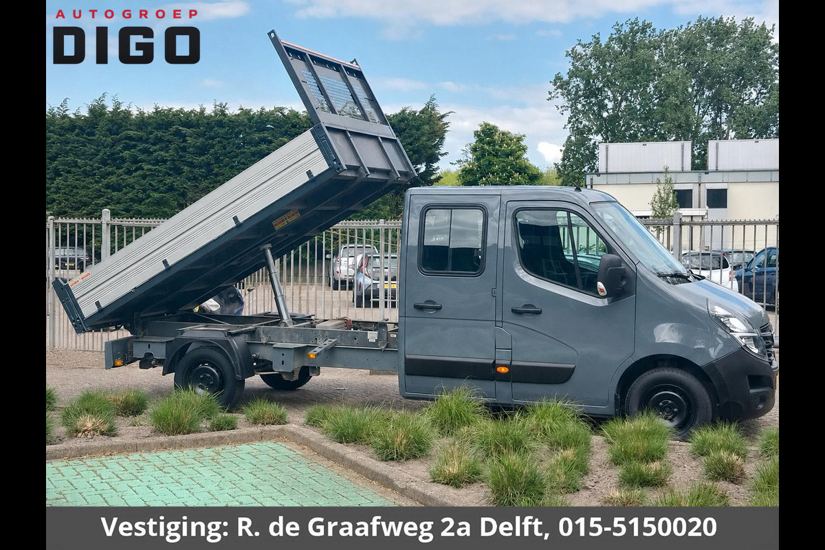Opel Movano 2.3 CDTI BiTurbo L3 DC Kipper (ex.BTW) Dubbele Cabine | Airco | Elektrische ramen |