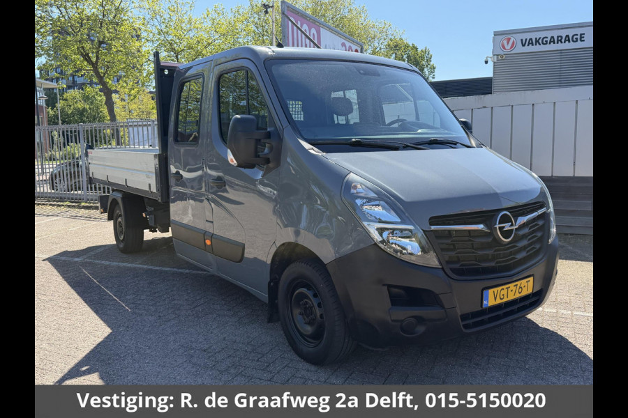 Opel Movano 2.3 CDTI BiTurbo L3 DC Kipper (ex.BTW) Dubbele Cabine | Airco | Elektrische ramen |