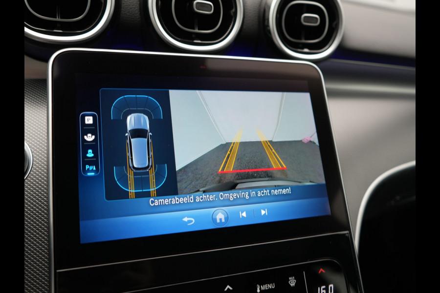 Mercedes-Benz C-Klasse Estate 300 e PHEV 313pk Dealer O.H | Adaptive Cruise | Camera | Apple Carplay | BLIS | Sportstoelen Verwarmd | Virtual Cockpit | Navigatie | DAB | 17"L.M | Plug In Hybrid |