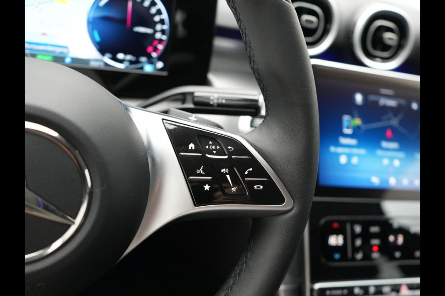 Mercedes-Benz C-Klasse Estate 300 e PHEV 313pk Dealer O.H | Adaptive Cruise | Camera | Apple Carplay | BLIS | Sportstoelen Verwarmd | Virtual Cockpit | Navigatie | DAB | 17"L.M | Plug In Hybrid |