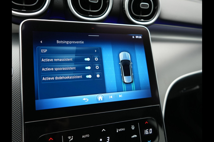 Mercedes-Benz C-Klasse Estate 300 e PHEV 313pk Dealer O.H | Adaptive Cruise | Camera | Apple Carplay | BLIS | Sportstoelen Verwarmd | Virtual Cockpit | Navigatie | DAB | 17"L.M | Plug In Hybrid |